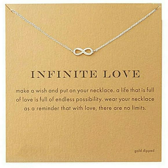 Trendy  Color Infinite Love Necklace For Women Min - Picture 4 of 5